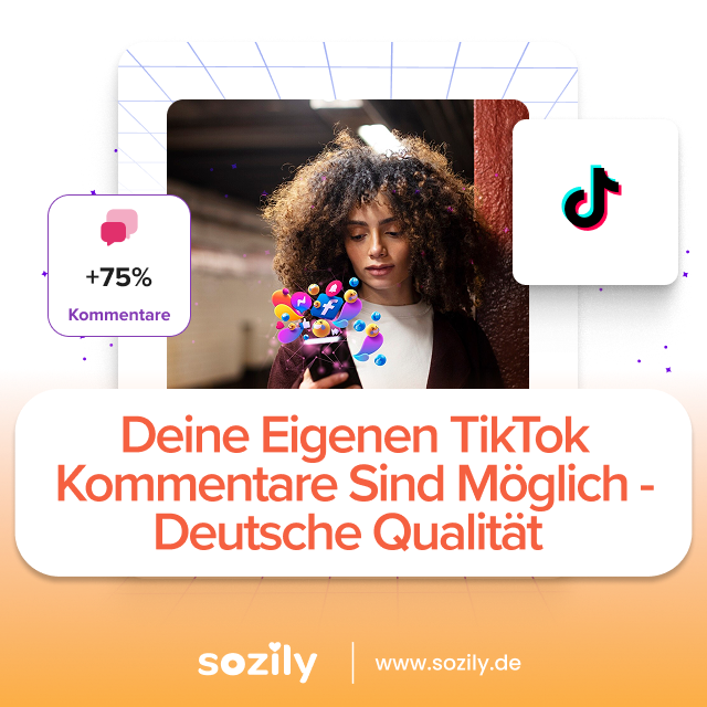 Eigene TikTok Kommentare sind möglich
