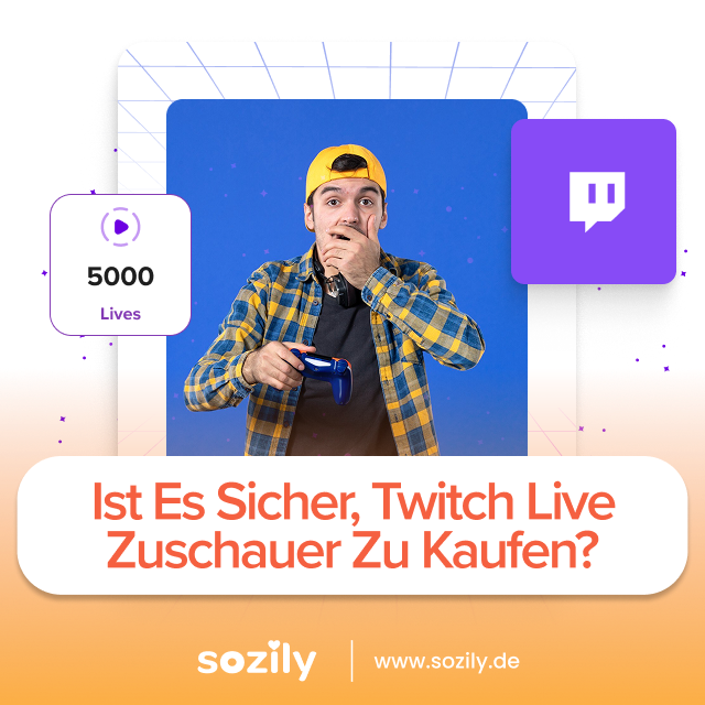 Sicher Twitch Live Zuschauer Kaufen