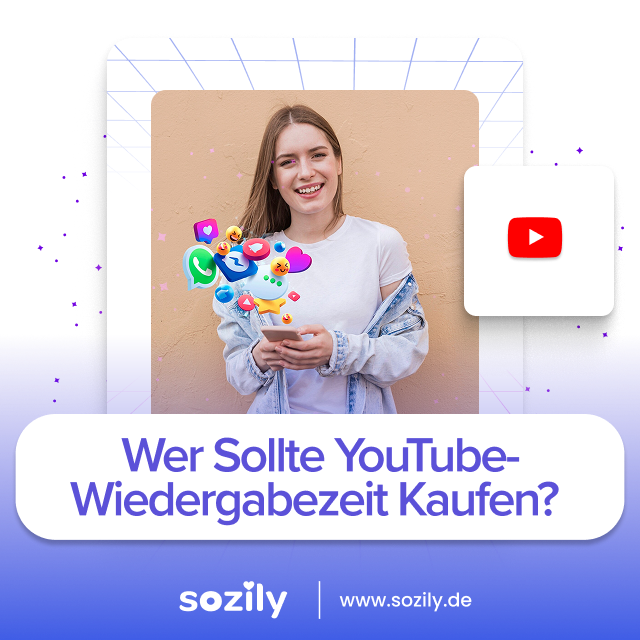 Andere YouTube-Produkte auf Sozily Welche anderen YouTube-Produkte gibt es auf Sozily?